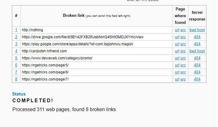 Cara Pemula Cek Broken Link
