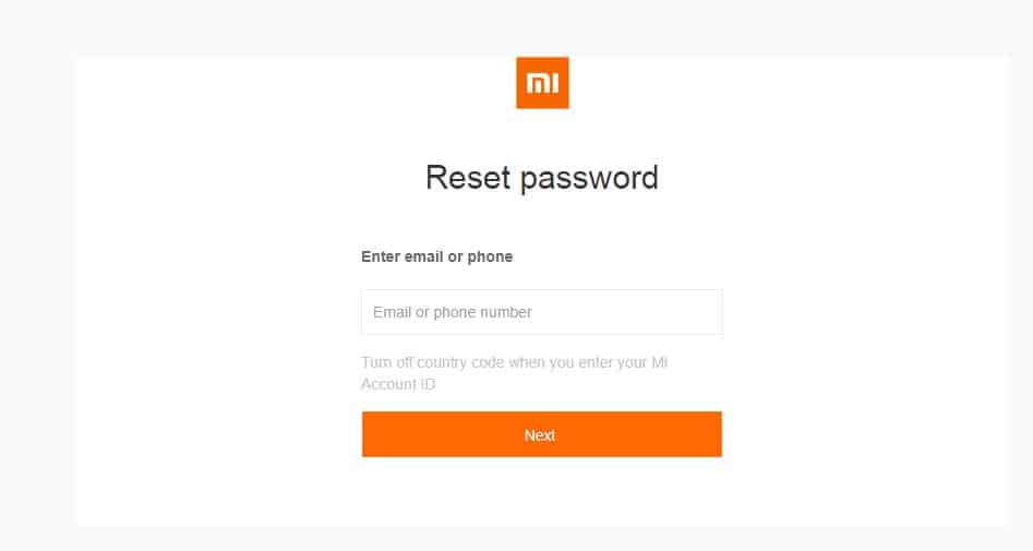 Lupa Password Akun Mi