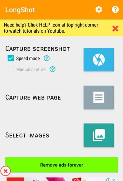 Aplikasi Screenshot Panjang