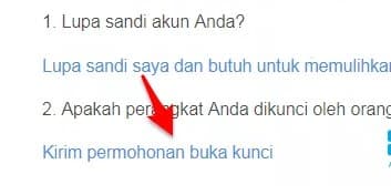 Lupa Password Akun Mi
