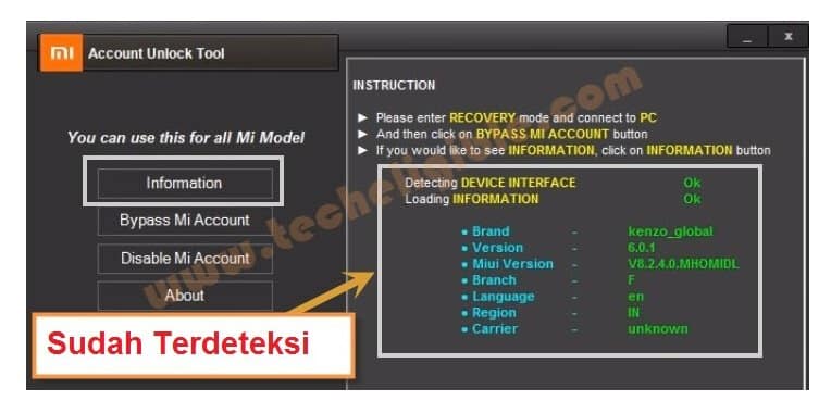 flash mi unlock tool