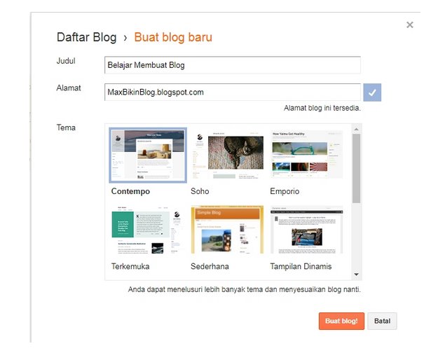 Cara Membuat Blog Website Gratis