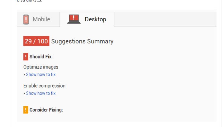 Tips Trik Mendapatkan Skor Hijau di google PageSpeed Insights