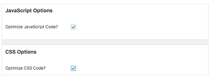 Render-blocking JS and CSS autoptimize
