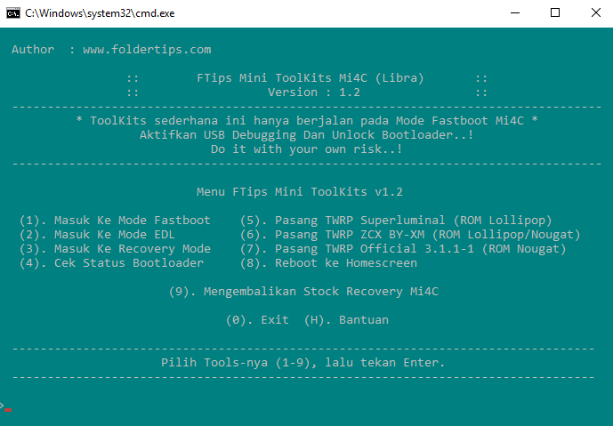 unlock boatloader xiaomi mi4c