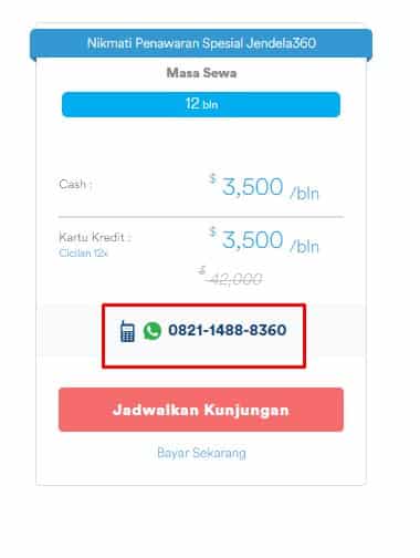 Sewa Apartemen Di Jendela360