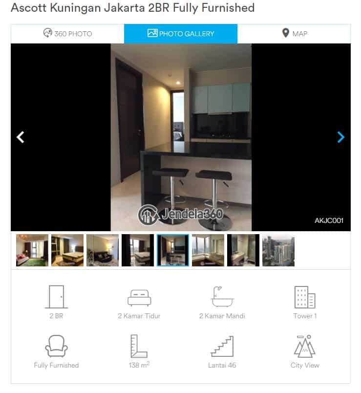 Sewa Apartemen Di Jendela360