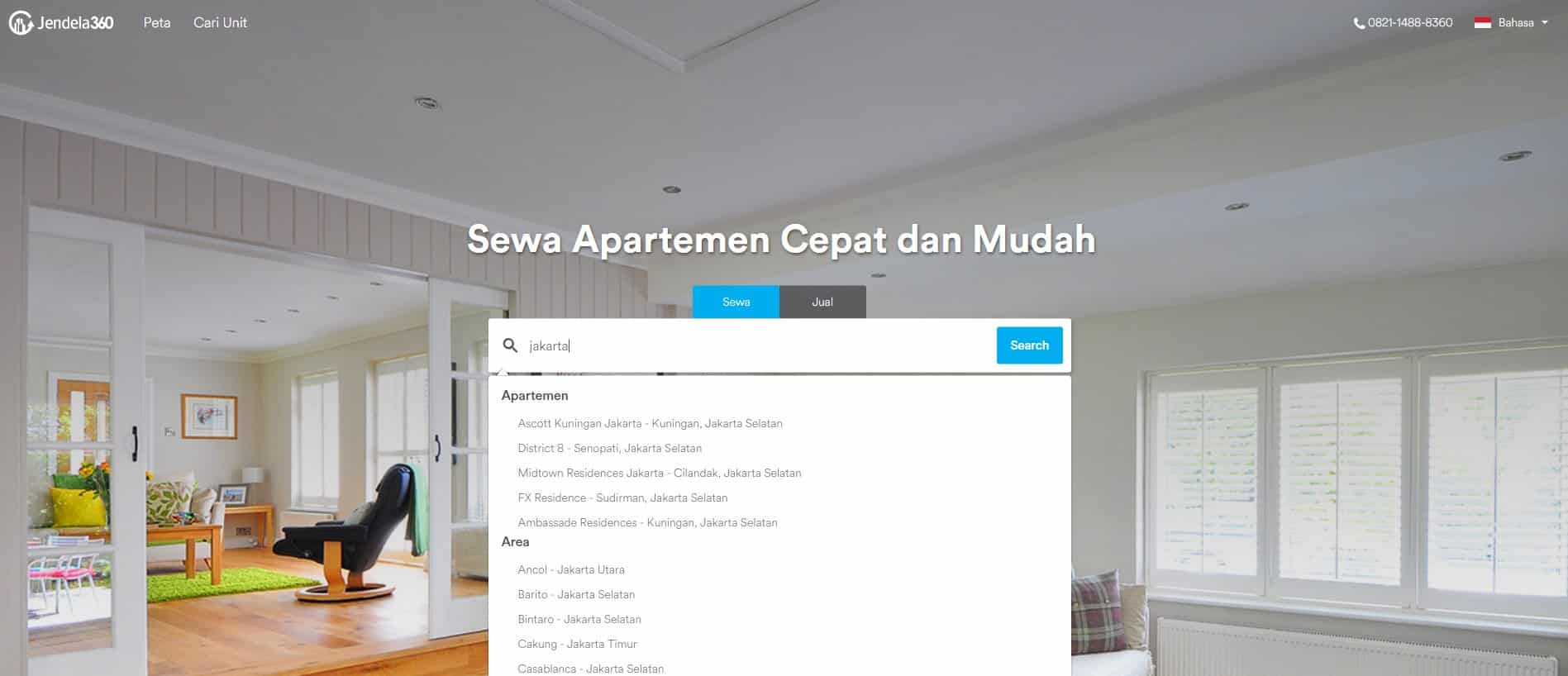 Sewa Apartemen Di Jendela360
